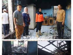 Si Jago Merah Lumat Dua Rumah di Kampung Pakis Desa Tamansari, Diduga Akibat Arus Pendek