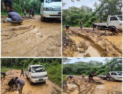 HUT ke-197 Kabupaten Lebak, Jalan Kerta–Pasir Buntu Masih Memprihatinkan, Warga Tagih Janji Pemkab