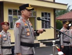 Kapolres Lebak Pimpin Upacara Kenaikan Pangkat Personel Polres Lebak Periode 1 Januari 2026