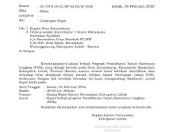 BPN Lebak Tindaklanjuti Aduan PTSL Desa Kertarahayu