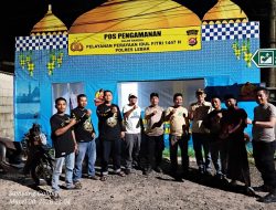 Polsek Wanasalam Gandeng LSM GMBI KSM Wanasalam Amankan Wisata Pantai saat Idul Fitri