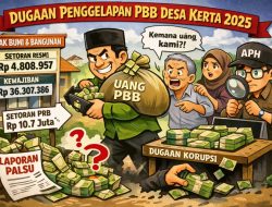 Dugaan Penggelapan Setoran PBB Desa Kerta 2025, Warga Minta APH dan Inspektorat Turun Tangan