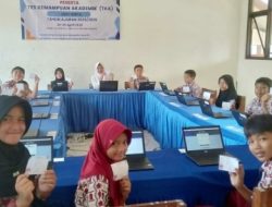Gelombang II TKA di SDN 1 Kerta Berlangsung Tertib, KBA.NET jadi Support Sistem Lancarnya Ujian
