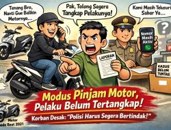 Kasus Penipuan Modus Pinjam Motor, Nomor Pelaku Masih Aktif, Korban Mendesak Polisi Bertindak