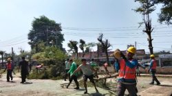 Camat Malingping Pimpin Kegiatan Korve dengan Melibatkan Sektor BUMN