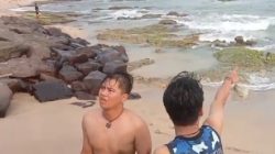 Dua Wisatawan Terseret Ombak di Pantai Pasput Satu Hilang, Pencarian Masih Berlanjut