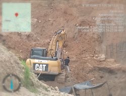 Excavator Diduga Dipakai Tambang Pasir Ilegal di Banjarsari, Penegakan Hukum Mandek?