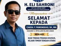 H. Eli Sahroni Ucapkan Selamat Kepada Cakra Y. Pamungkas Atas Jabatan Baru Kasi Pidsus Kejari Timor Tengah Utara