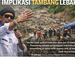 Negara Wajib Sejahterakan Para Penambang Emas dan Batu Bara di Lebak, King Badak: Penambang Bukan Pencuri