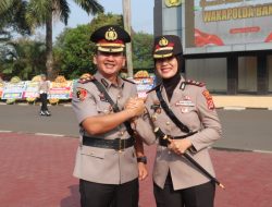 Resmi, Jabatan Kapolres Lebak Diserahterimakan dari AKBP Herfio Zaki, SIK, MH kepada AKBP Arninsi, SH, SIK, MH