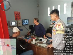 Polsek Malingping Polres Lebak Patroli dan Monitoring Stok di SPBU, Antisipasi Kelangkaan BBM