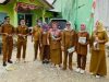 Puskesmas Bojongjuruh Bagikan Masker Antisipasi Abu Gunung Anak  Krakatau
