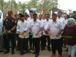 Pembangunan Jembatan Biaya Pribadi Anggota DPRD Banten Diresmikan Oleh Gubernur Banten.