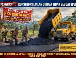 Proyek Jalan PKS Kertajaya 8 Miliar di Lebak Disorot, Diduga Tak Sesuai Spek dan Pekerja Tanpa BPJS
