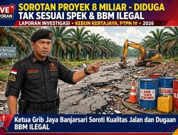 Ketua GRIB Jaya Banjarsari Soroti Proyek Jalan 8 Miliar di Kebun Kertajaya PTPN IV, Diduga Tak Sesuai Spek dan Gunakan BBM Ilegal
