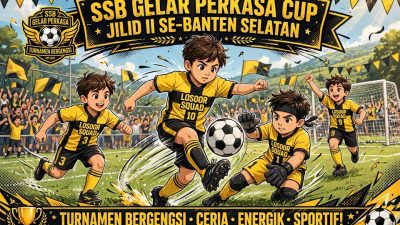 SSB Gelar Perkasa Kembali Gelar Turnamen Bergengsi CUP Jilid II se-Banten Selatan