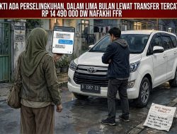 Kasus Dugaan Perselingkuhan dan KDRT di Lebak, Ungkap Bukti Transfer Rp 14 490 000